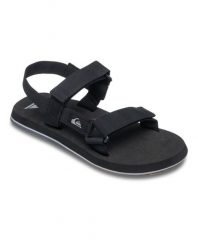 Sandały dla Mężczyzn MONKEY CAGED Czarny. Czarne sandały Quiksilver, z gumy, bez zapięcia. Za 189.99 zł.