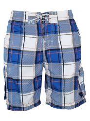 SRK Szorty kąpielowe "Clif" w kolorze niebiesko-biało-czerwonym rozmiar: L. Niebieskie kąpielówki SRK, l, bez wzorów. Za 39.99 zł.