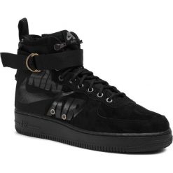 Sneakersy NIKE - Sf Af1 Mid 917753 008 Black/Black/Cool Grey. Czarne buty sportowe casual marki Nike, z materiału. W wyprzedaży za 539.00 zł.