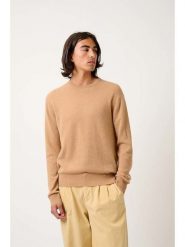 AUTHENTIC CASHMERE Kaszmirowy sweter "Aigliére" w kolorze jasnobrązowym rozmiar: XL. Brązowe swetry nierozpinane AUTHENTIC CASHMERE, na lato, xl, bez wzorów, z kaszmiru, bez kołnierzyka, bez ramiączek. Za 426.99 zł.