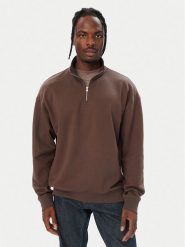 HUGO Bluza Durty244 50525881 Brązowy ciemny Relaxed Fit. Brązowe bluzy Hugo, m, bez wzorów, z bawełny, bez kaptura. Za 449.99 zł.