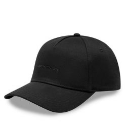 Czapka z daszkiem Calvin Klein. Czarne czapki z daszkiem CALVIN KLEIN, bez wzorów. Za 139.99 zł.