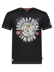 Geographical Norway Koszulka "Jodept" w kolorze czarnym rozmiar: L. Czarne bezrękawniki Geographical Norway, l, bez wzorów, z bawełny, bez kołnierzyka, bez ramiączek. Za 57.06 zł.