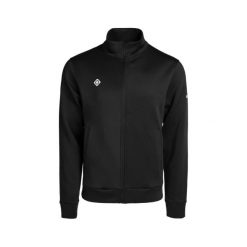 Kurtka dresowa męska MODENA JACKET M z kieszenią na piersi i sportowym stylem. Czarne kurtki Izas, m, bez wzorów, z dresówki, bez kaptura. W wyprzedaży za 204.30 zł.