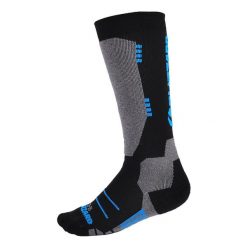 Skarpety narciarskie Blizzard Wool Sport Ski Junior Merino black/blue. Czarne skarpetki sportowe BLIZZARD, bez wzorów. W wyprzedaży za 59.99 zł.