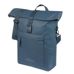 Torba rowerowa Brooklyn MIK Hooks, niebieska. Niebieskie torby na ramię BASIL, bez wzorów, na ramię, bez dodatków. Za 421.95 zł.