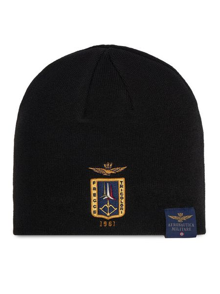 Aeronautica Militare Czapka 262CU0092UL00450 Czarny. Czarne czapki zimowe Aeronautica Militare, bez wzorów. Za 179.99 zł.