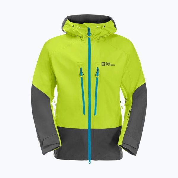 Kurtka skiturowa męska Jack Wolfskin Alpspitze 3L. Zielone kurtki narciarskie i snowboardowe Jack Wolfskin, l, bez wzorów, narciarskie. Za 1,059.00 zł.