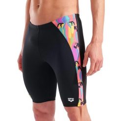 Jammery Arena Tropical Delight - spodenki do kolan. Czarne odzież kąpielowa Arena, m, bez wzorów, sportowe. Za 229.99 zł.