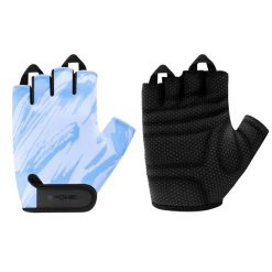 Rękawiczki rowerowe Spokey Ride. Niebieskie rękawiczki Spokey, bez wzorów. W wyprzedaży za 24.99 zł.