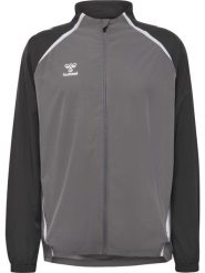 Kurtka z dresu Hummel Lead 2.0. Szare kurtki Hummel, s, bez wzorów, z dresówki, bez kaptura. Za 282.50 zł.