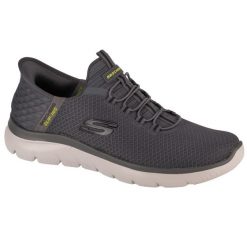 Buty treningowe męskie Skechers 232457CHAR. Szare buty sportowe casual Skechers, bez wzorów, z materiału. Za 279.00 zł.