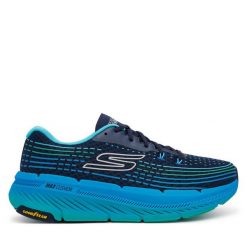 Buty do biegania Skechers. Niebieskie buty do biegania Skechers, bez wzorów, bez zapięcia, do biegania. Za 419.99 zł.