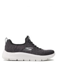 Skechers Sneakersy Go Walk Flex - Ultra 216484/BKW Szary. Szare buty sportowe casual Skechers, bez wzorów, z materiału, bez zapięcia. Za 229.99 zł.