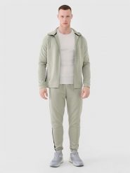 4F Spodnie treningowe szybkoschnące męskie - khaki 3XL. Brązowe spodnie treningowe długie 4F, m, bez wzorów, z dresówki. Za 179.99 zł.