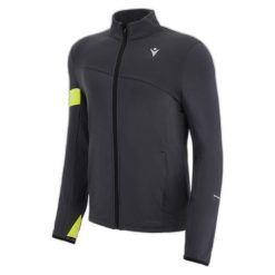 Sweter zapinany na zamek błyskawiczny Macron Run FCC Amos 3D. Szare swetry nierozpinane Macron, m, bez wzorów, bez kołnierzyka, bez ramiączek. Za 375.50 zł.