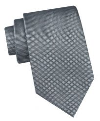 Klasyczny Krawat Męski - Chattier - Kolor Stalowy. Szare krawaty i muchy Chattier, bez wzorów, z tkaniny. Za 49.00 zł.