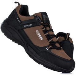 Buty męskie trekkingowe Softshell DK PREDATOR. Brązowe buty sportowe casual DK, bez wzorów, z softshellu, bez zapięcia, trekkingowe. Za 169.00 zł.