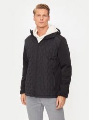 Brave Soul Kurtka przejściowa MJK-ROBBINS Czarny Regular Fit. Czarne kurtki Brave Soul, m, bez wzorów, z syntetyku, bez kaptura. Za 179.99 zł.