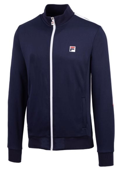 Bluza sportowa męska Fila Manuel. Niebieskie bluzy bez kaptura Fila, m, bez wzorów, bez kaptura. Za 442.00 zł.