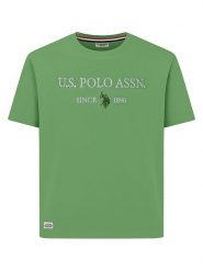 U.S. Polo Assn. Koszulka w kolorze zielonym rozmiar: XXL. Zielone bezrękawniki U.S. Polo Assn., s, bez wzorów, z bawełny, bez kołnierzyka, bez ramiączek. Za 87.40 zł.