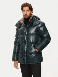 Hetregó Kurtka puchowa Justin 8N562 Zielony Regular Fit. Zielone kurtki Hetregó, m, bez wzorów, z puchu, bez kaptura. Za 1,619.00 zł.