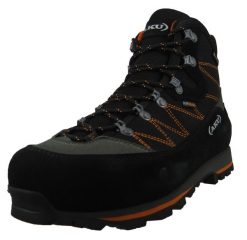 Buty trekkingowe męskie Aku Trekker Lite Iii Wide Gtx. Czarne buty turystyczne Aku, bez wzorów, z materiału, za kostkę, bez zapięcia, trekkingowe. Za 989.00 zł.