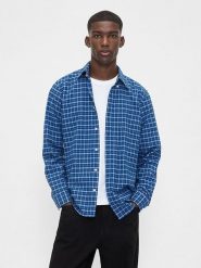 GAP Koszula w kolorze niebieskim rozmiar: XL. Niebieskie koszule GAP, xl, bez wzorów, bez kołnierzyka, bez ramiączek. Za 118.28 zł.