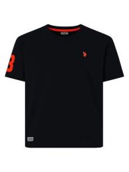 U.S. Polo Assn. Koszulka w kolorze czarnym rozmiar: S. Czarne bezrękawniki U.S. Polo Assn., s, bez wzorów, z bawełny, bez kołnierzyka, bez ramiączek. Za 78.66 zł.