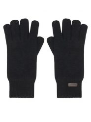 Barbour Rękawiczki Carlton MGL0065BK11 Czarny. Czarne rękawiczki Barbour, bez wzorów, z dzianiny. Za 249.99 zł.