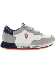 U.S. Polo Assn. Sneakersy w kolorze biało-szarym rozmiar: 45. Białe buty sportowe casual U.S. Polo Assn., bez wzorów, bez zapięcia. Za 215.21 zł.