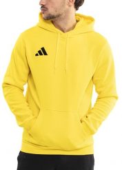 Bluza męska adidas Entrada 26 Hoody. Żółte bluzy z kapturem Adidas, l, bez wzorów, z bawełny, z kapturem. Za 134.99 zł.