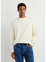 Pepe Jeans Bluza "Daniels" w kolorze białym rozmiar: S. Białe bluzy Pepe Jeans, s, bez wzorów, z bawełny, bez kaptura. Za 144.58 zł.