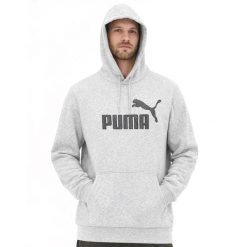 Bluza sportowa kangurka z kapturem męska Puma Hoodle II. Szare bluzy z kapturem Puma, m, bez wzorów, z kapturem. Za 119.00 zł.