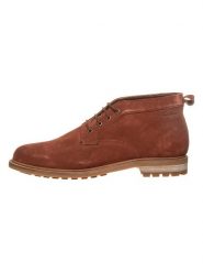 Clarks Skórzane trzewiki "Foxwell" w kolorze brązowym rozmiar: 44. Brązowe botki sznurowane Clarks, bez wzorów, bez obcasa, bez zapięcia. Za 181.33 zł.