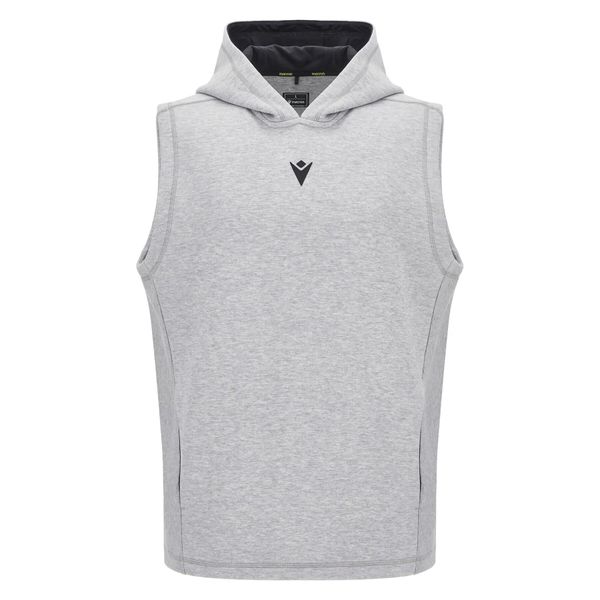 Bluza bez rękawów Macron Remi. Szare bluzy z kapturem Macron, l, bez wzorów, z dżerseju, z kapturem. Za 292.00 zł.