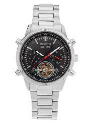 Heritor Zegarek automatyczny "Wilhelm" w kolorze srebrno-czarnym rozmiar: onesize. Szare, analogowe zegarki Heritor, ze stali. Za 587.99 zł.