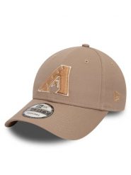 New Era Czapka z daszkiem Mlb Patch 940 Diamondbacks 60503508 Beżowy. Brązowe czapki z daszkiem New Era, bez wzorów, z materiału. Za 139.99 zł.