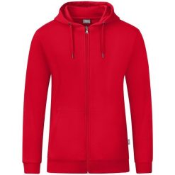 Kurtka Jako Organic. Czerwone kurtki JAKO, m, bez wzorów, z bawełny, z kapturem. Za 366.00 zł.