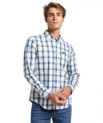 MESKA KOSZULA LEE LEE BUTTON DOWN ORION 112363896. Koszule Lee, s, bez wzorów, bez kołnierzyka, bez ramiączek. Za 169.99 zł.