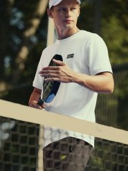 4F T-shirt regular gładki męski - biały S. Białe t-shirty 4F, bez wzorów, z bawełny, bez ramiączek, tenisowe. Za 69.99 zł.