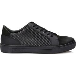 Czarne trampki męskie. Buty sportowe casual marki Kazar. Za 449.00 zł.
