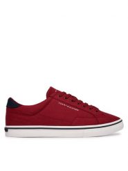 Tommy Hilfiger Tenisówki Vulc Core Long Lace FM0FM05688 Bordowy. Czerwone trampki Tommy Hilfiger, m, bez wzorów, bez zapięcia. Za 289.99 zł.
