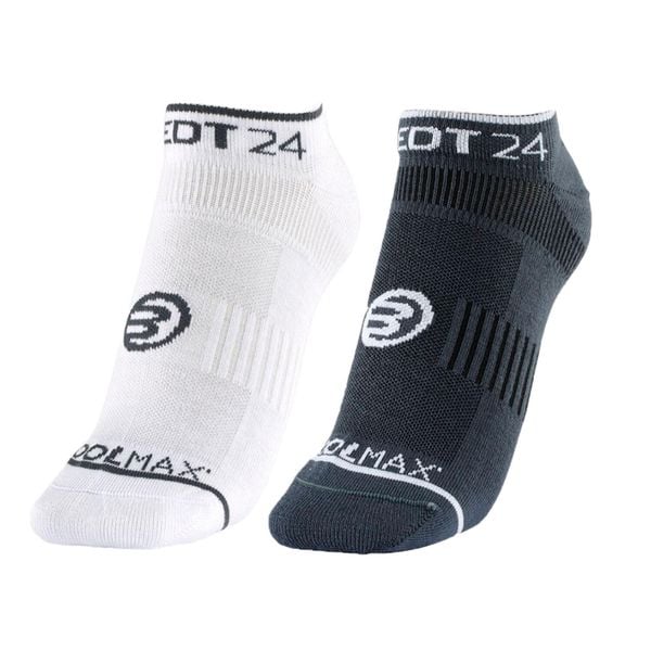Dwie pary skarpet Bullpadel BP24PRW. Niebieskie skarpety bullpadel, bez wzorów, z elastanu. Za 144.20 zł.