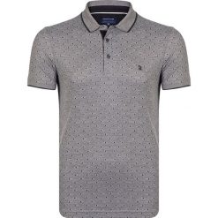 Koszulka polo w kolorze szarym. Szare koszulki polo Giorgio Di Mare, m, bez wzorów, bez kołnierzyka, bez ramiączek. W wyprzedaży za 107.95 zł.