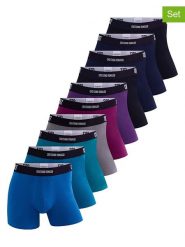 CR7 Bokserki (10 par) w różnych kolorach rozmiar: M. Bokserki CR7, m, bez wzorów. Za 195.99 zł.
