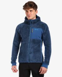 Ciepła bluza męska Kilpi NORKA-M. Niebieskie bluzy z kapturem Kilpi, m, bez wzorów, z materiału, z kapturem. Za 296.50 zł.