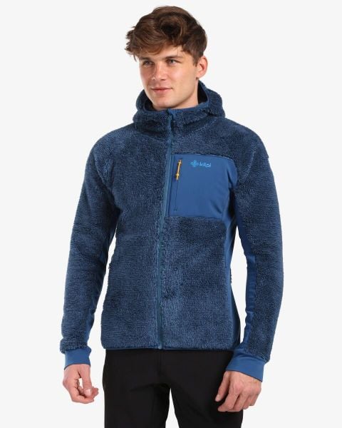 Ciepła bluza męska Kilpi NORKA-M. Niebieskie bluzy z kapturem Kilpi, m, bez wzorów, z materiału, z kapturem. Za 296.50 zł.