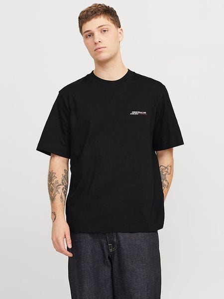 Jack & Jones Koszulka "Hisington" w kolorze czarnym rozmiar: S. Czarne bezrękawniki Jack & Jones, s, bez wzorów, z bawełny, bez kołnierzyka, bez ramiączek. Za 52.67 zł.