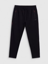 4F Spodnie dresowe joggery męskie - czarne XXL. Czarne joggery i bojówki 4F, na co dzień, l, bez wzorów, z dresówki, klasyczne. Za 169.99 zł.